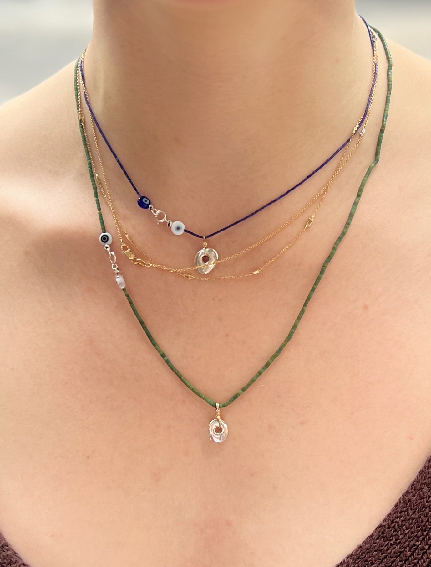 Le Doyenne Stone Necklaces