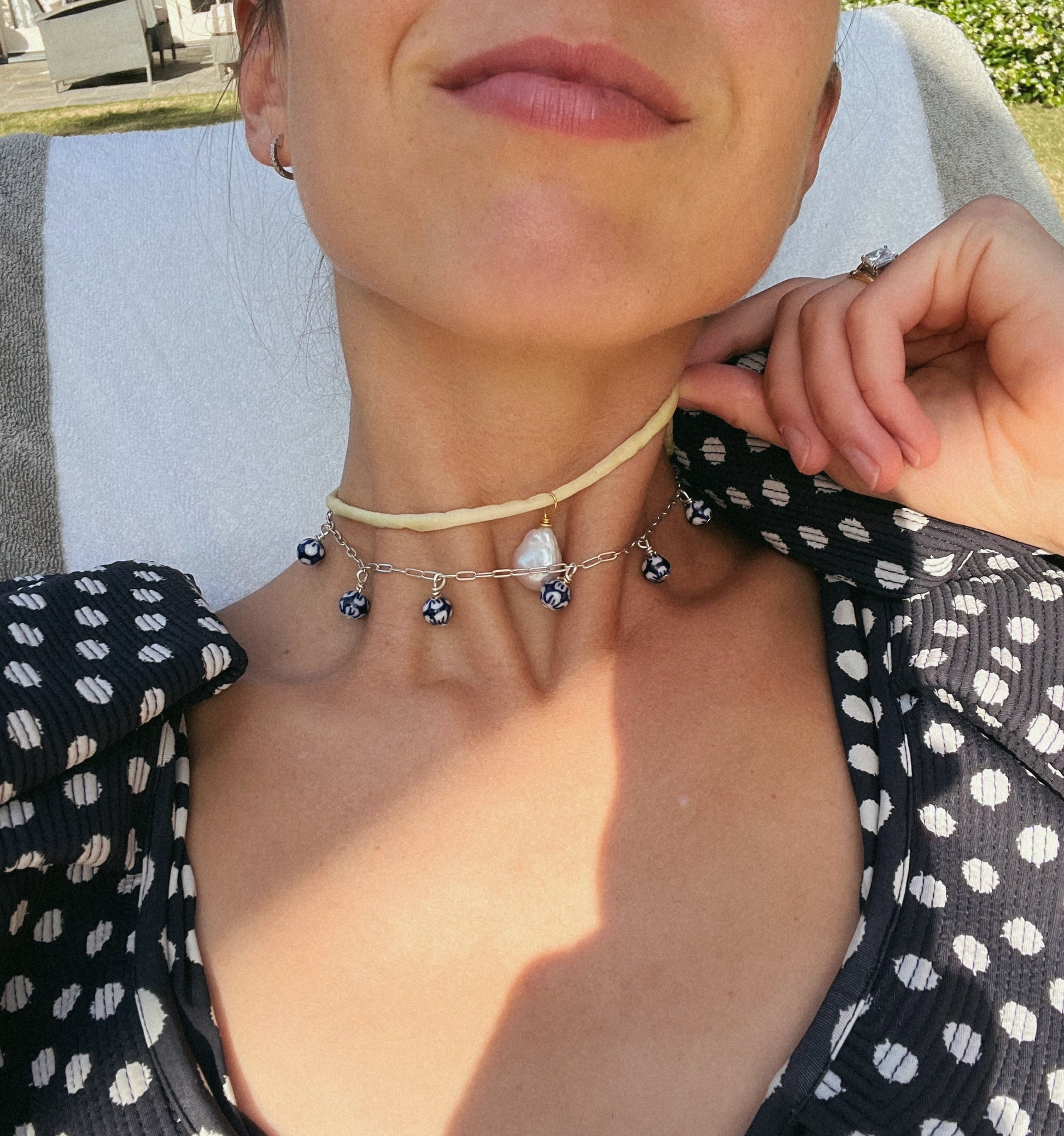 Malibu Butter Yellow Silk Necklace