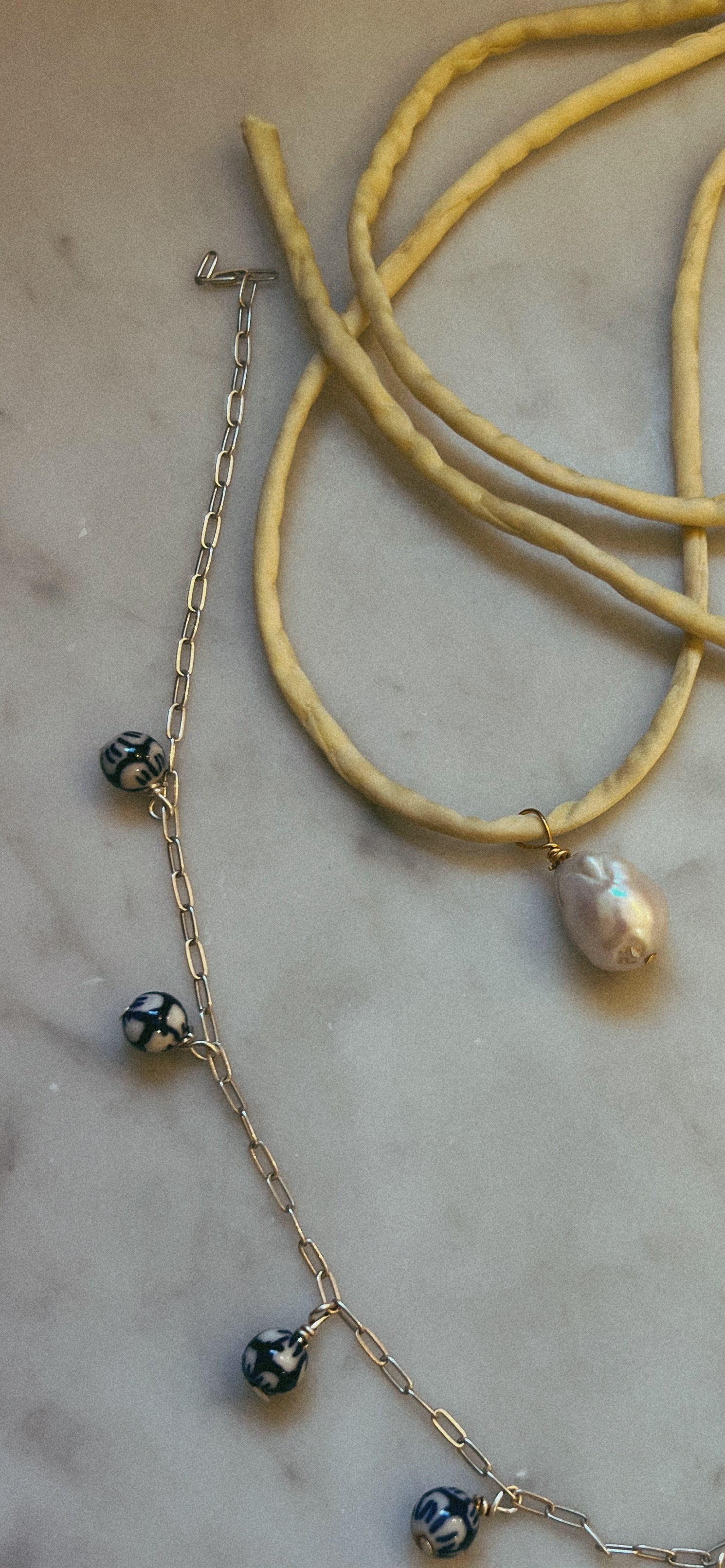 Malibu Butter Yellow Silk Necklace