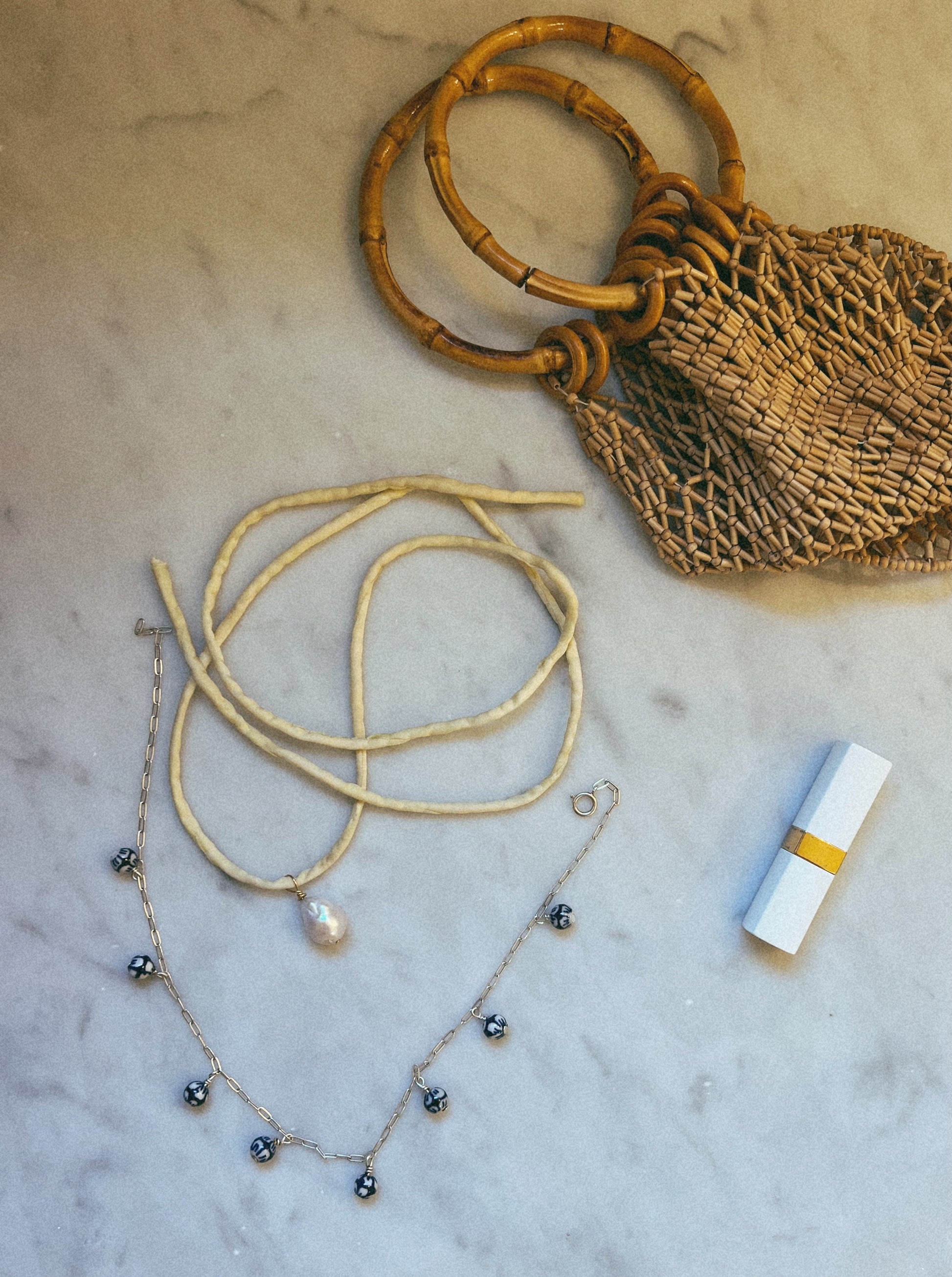 Malibu Butter Yellow Silk Necklace